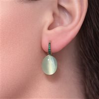 Boucles d'oreilles Lucos Femme in Argent Quarzo ESOR E32.VERDE